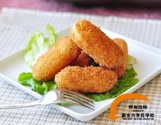 虾仁奶油可乐饼