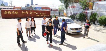 呼和浩特回民区局领导对我校“以奖代补”资金现场验收！