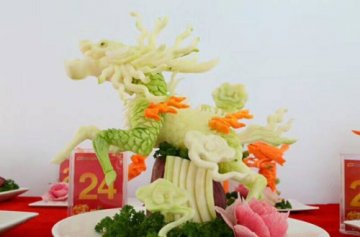 学厨师的雕刻人生