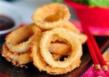 美食推荐|油炸洋葱圈，美味简单的一道小吃，做法很简单哦！ 