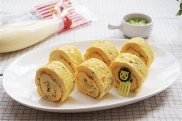 美食推荐|沙拉酱“鸡蛋卷”