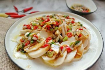 美食推荐|简单酱拌菜“葱油淋杏鲍菇”