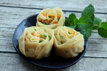 美食推荐|外形剔透“玫瑰花煎饺”